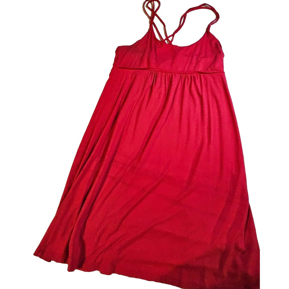 Kenar Womens XL Fuchsia Racerback Spaghetti Strap Sundress Sweetheart Neck